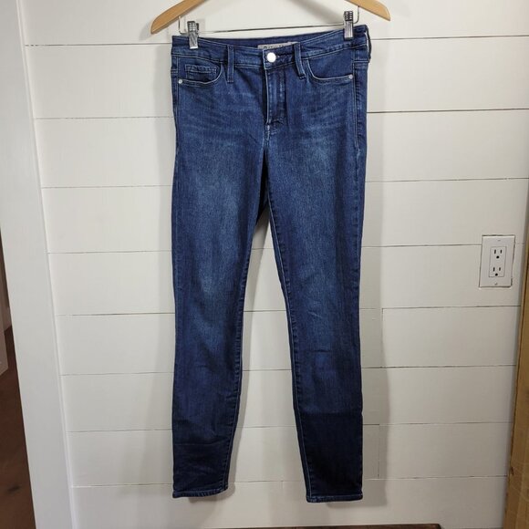 Athleta Jeans Women's sz 2 Skulptek Mid Rise Skinny Leg Shapewear Denim Jean - Picture 2 of 10